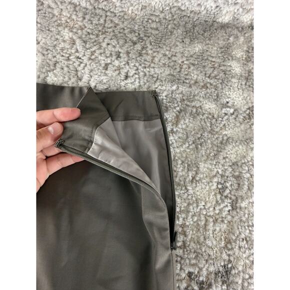NEW Ann Taylor Petite Size 10P Wool Pencil Knee Length Skirt Gray Career NWT - Picture 4 of 9